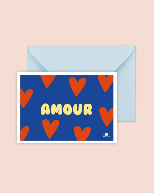 Ma Petite Vie - Carte "Love" - Amour (avec enveloppe)