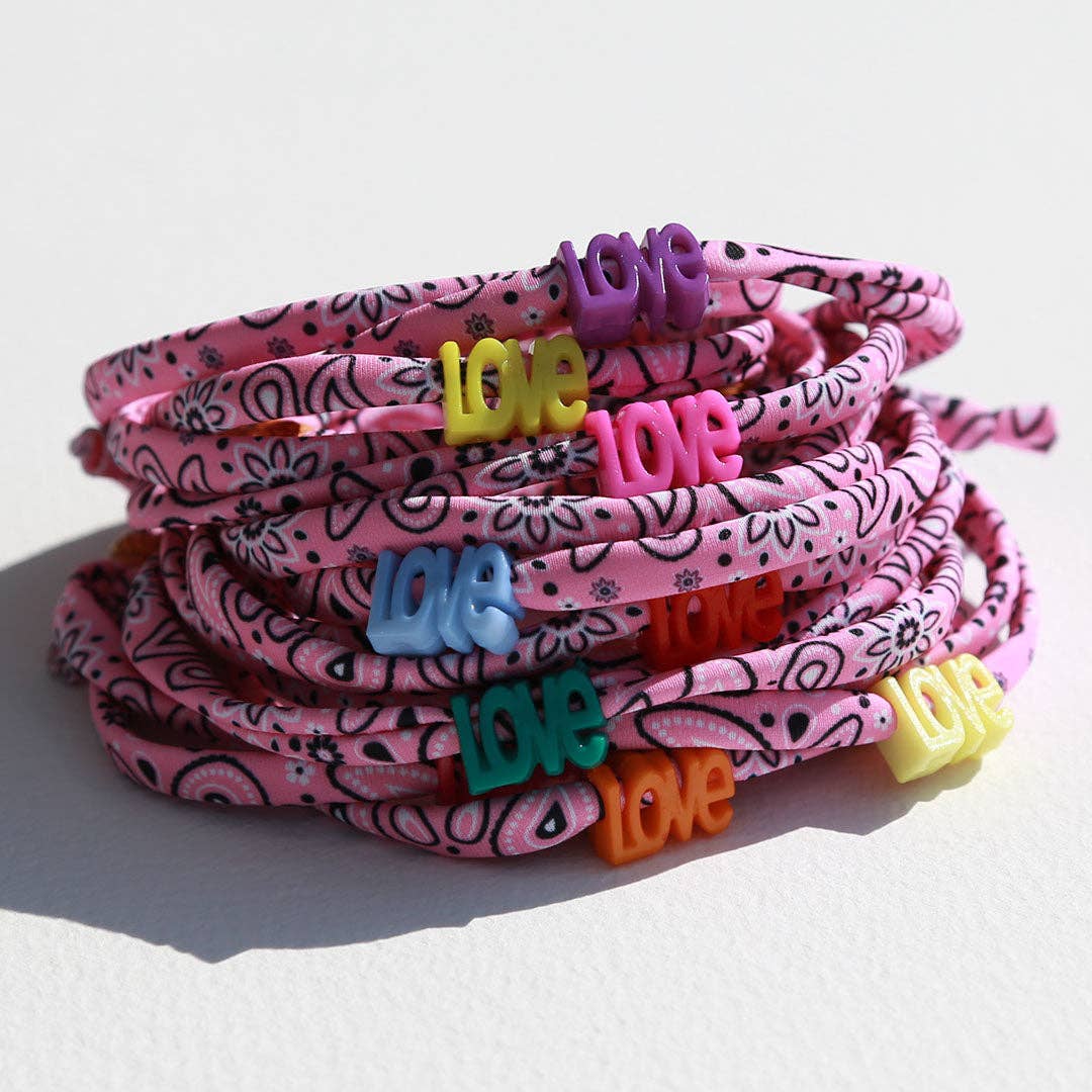 Love Ibiza - Bracelet de cheville style bandana - choisissez votre couleur !