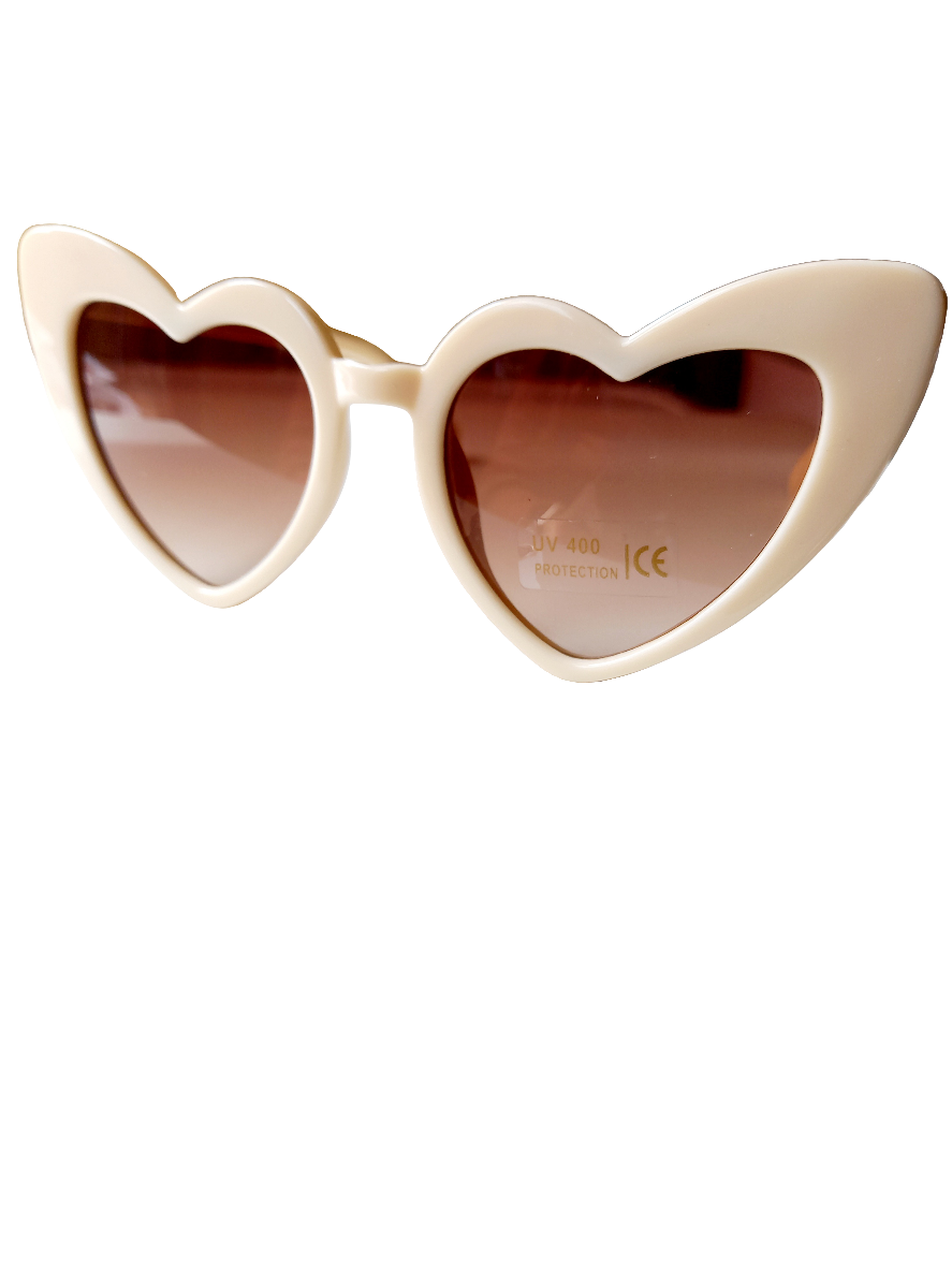 Happy by Lies - Lunettes de soleil pour enfants Hart beige | lunettes de soleil pour enfants