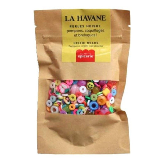 La Petite Épicerie - Mix of Heishi Beads and Charms - Havana