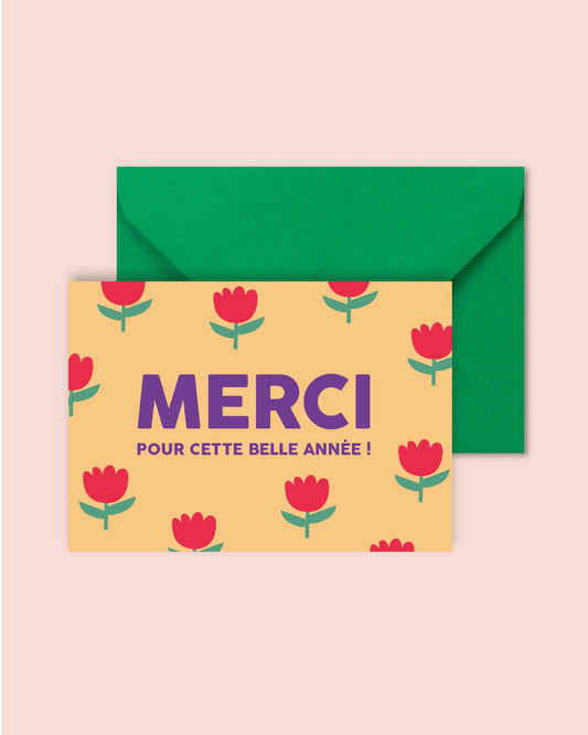 Ma Petite Vie - Carte postale - Merci pour cette belle année