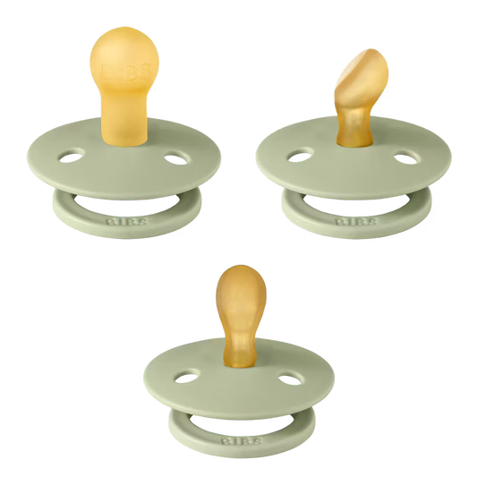 Tétine BIBS latex - Nouvelle Collection d’Essai Bébé 3-pak - Sage