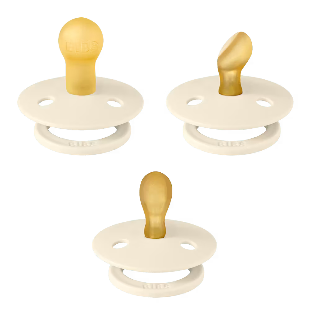 Tétine BIBS latex - Nouvelle Collection d’Essai Bébé 3-pak - Ivory