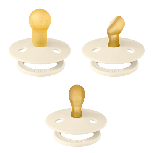 Tétine BIBS latex - Nouvelle Collection d’Essai Bébé 3-pak - Ivory