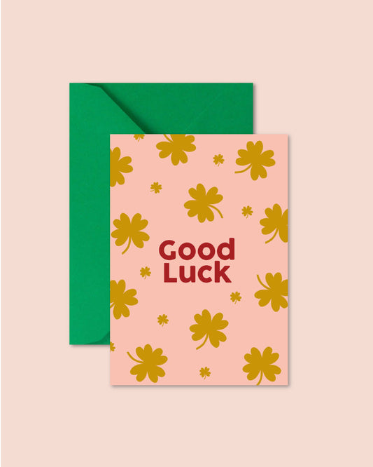 Ma Petite Vie - Carte "Good vibes" : Good luck (avec enveloppe)