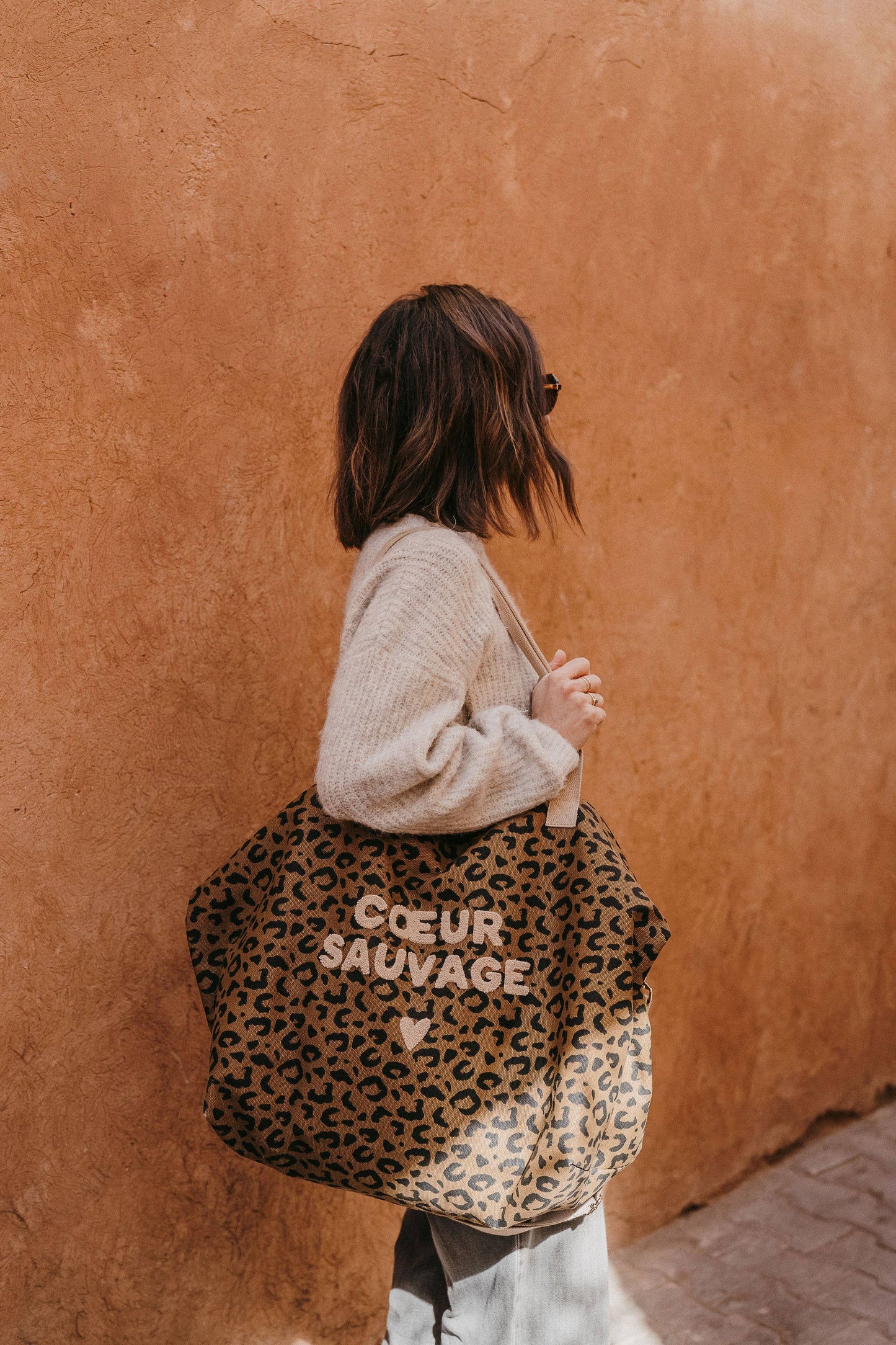 Zakuw - Sac cabas XL Sauvage - Motif Léopard