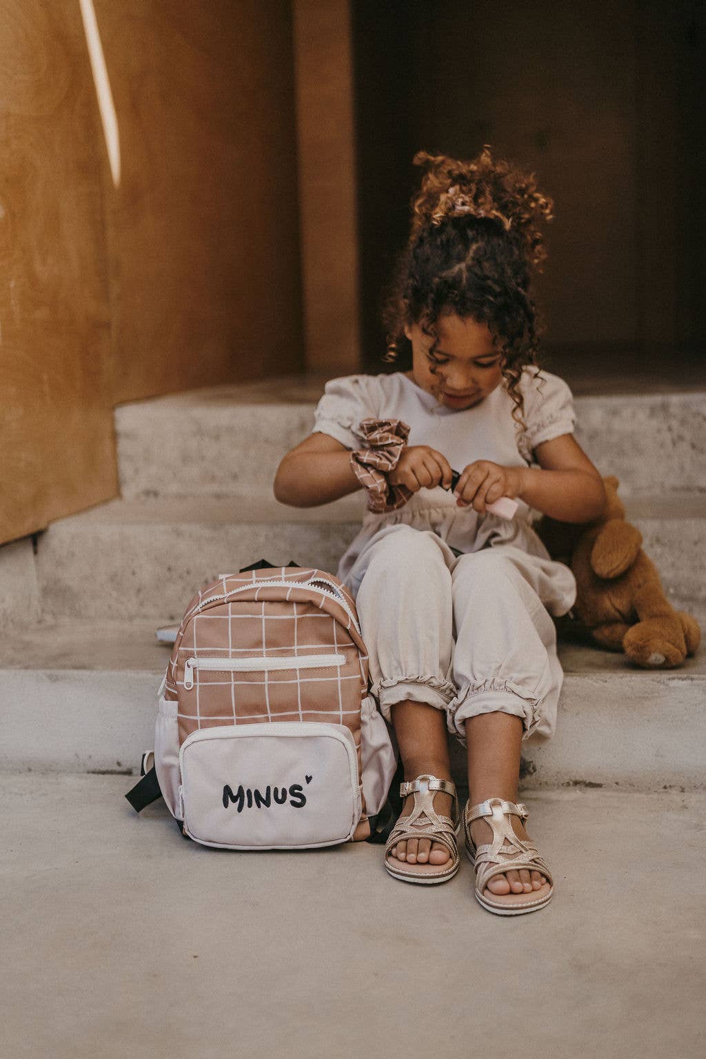 Zakuw - Sac école maternelle - Milo - caramel