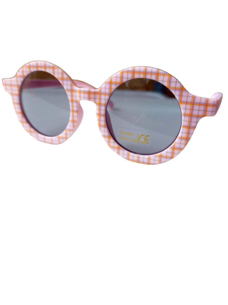 Happy by Lies - Lunettes de soleil pour enfants Retro Fruit roze | Kinderzonnebril