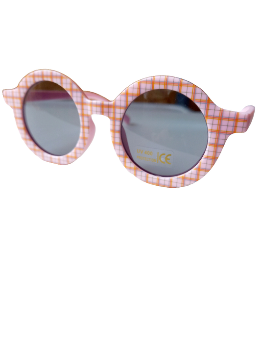 Happy by Lies - Lunettes de soleil pour enfants Retro Fruit roze | Kinderzonnebril