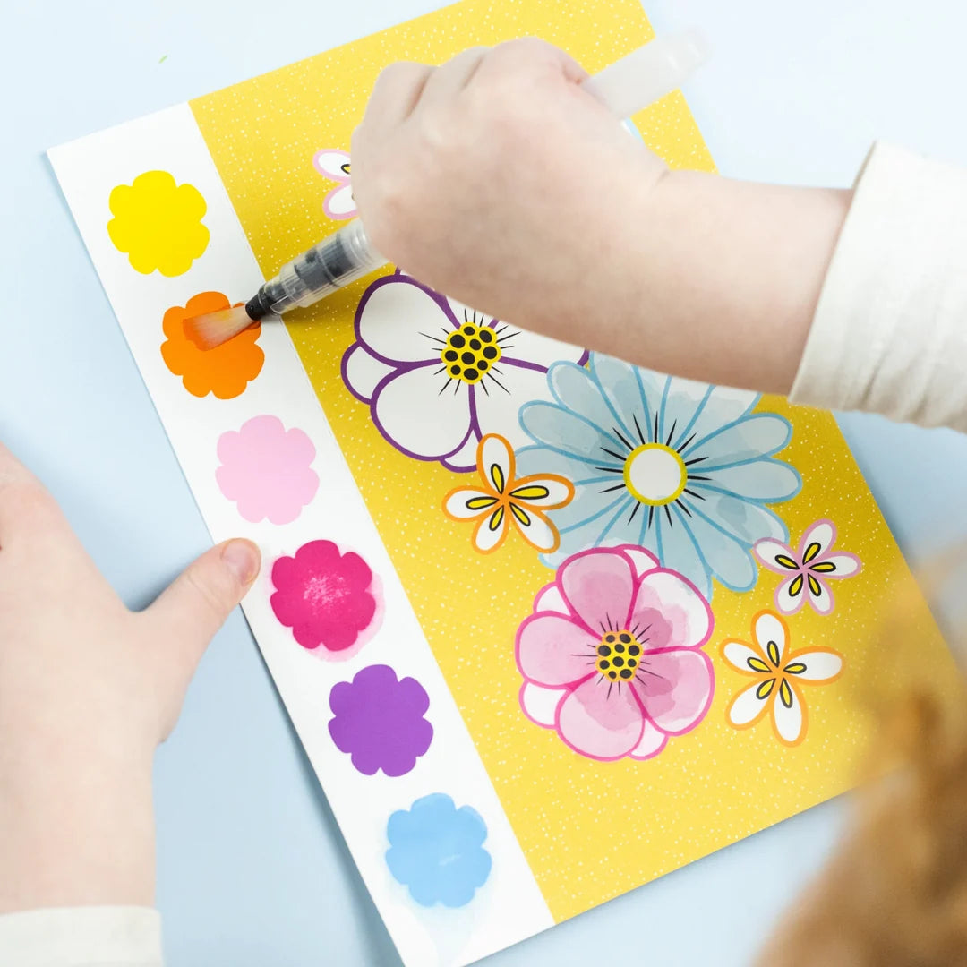 Kit de peinture - Papillons et fleurs