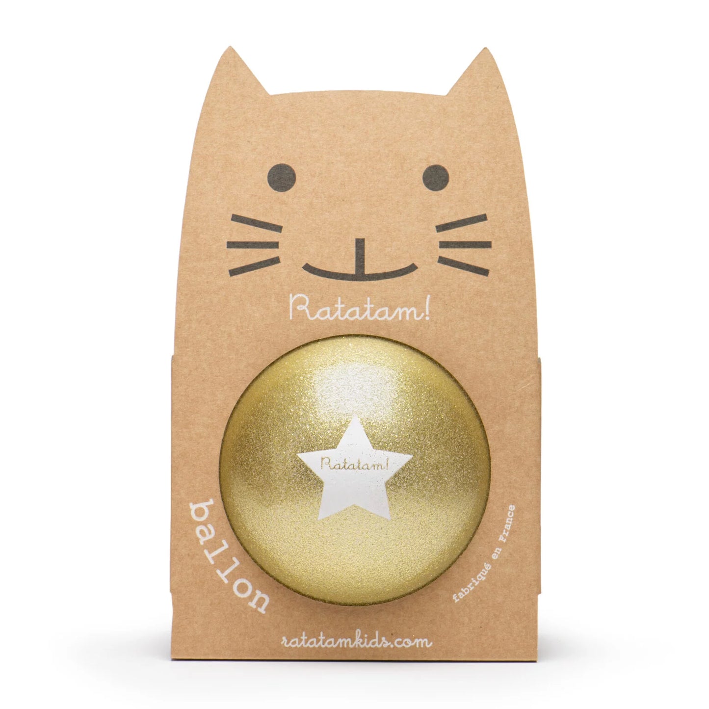 Le Ballon Paillettes Or 15 cm