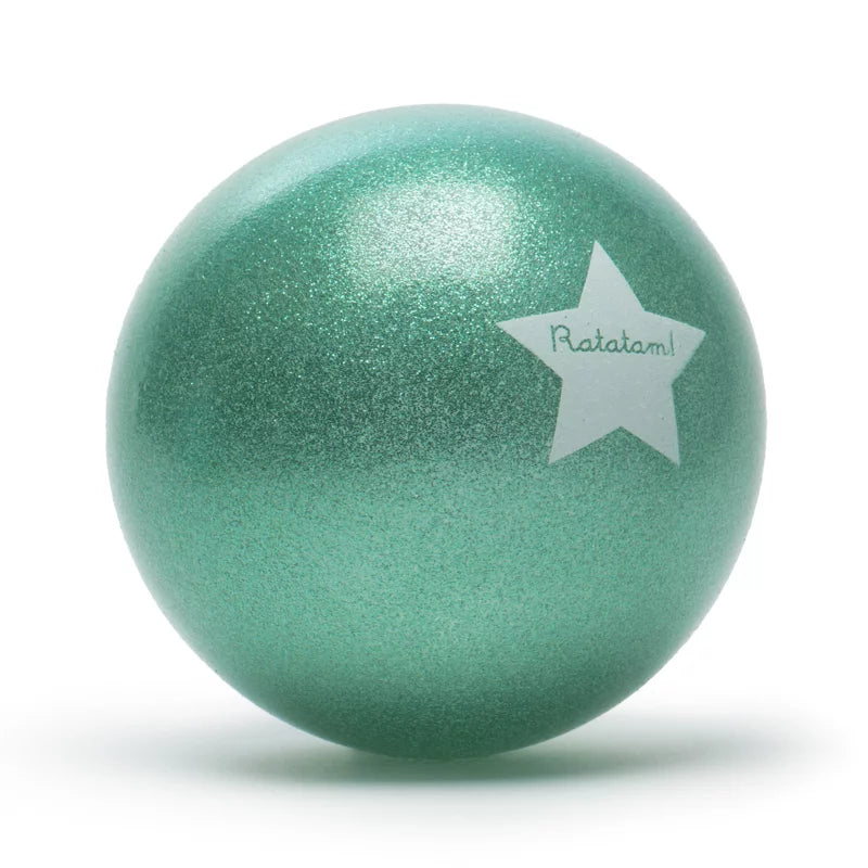 Le Ballon Paillettes Vert 15 cm