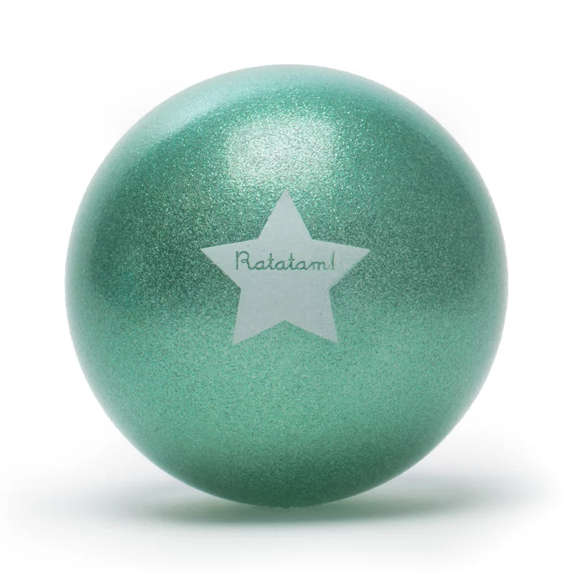 Le Ballon Paillettes Vert 15 cm