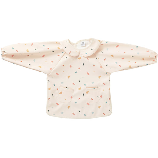 Bavoir-tablier col claudine imperméable terrazzo