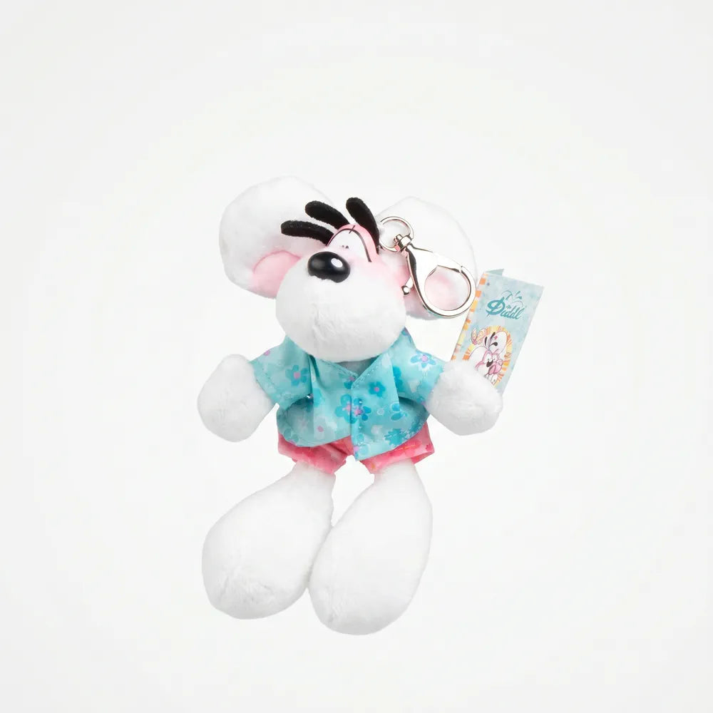Diddl - Porte-clés peluche Diddl tenue summer 15cm