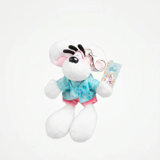 Diddl - Porte-clés peluche Diddl tenue summer 15cm