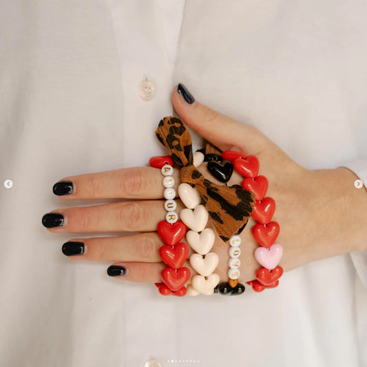 Bracelet femme - Coeur avec message - taille M