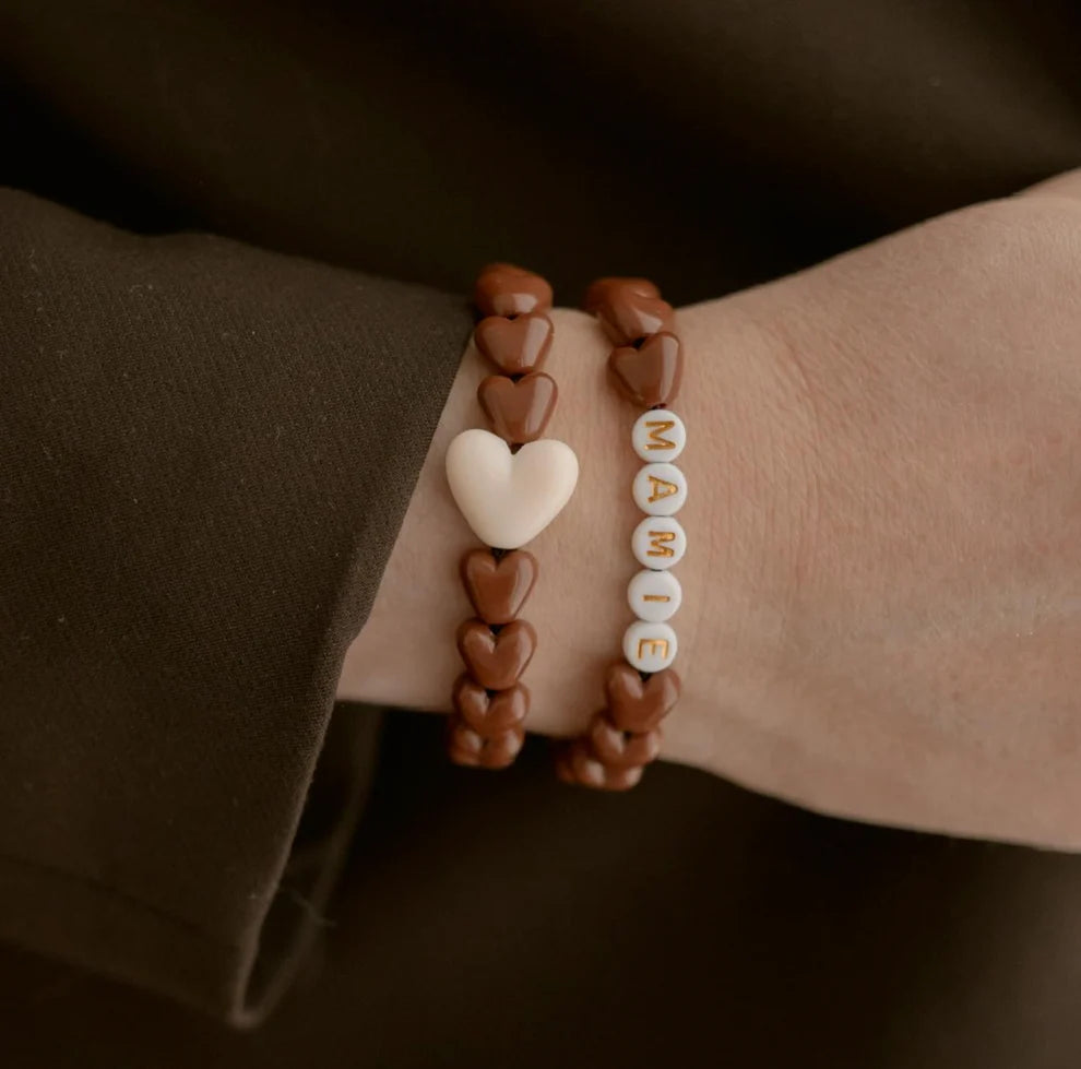 Bracelet femme - Coeur avec message - taille M