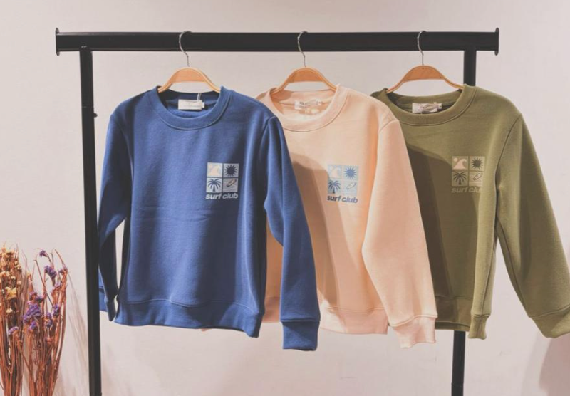 Sweat col rond « Surf Club »