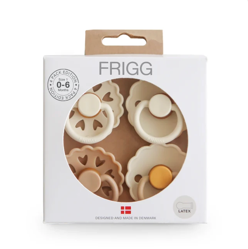 Sucettes FRIGG, lot de 4 - Latex - Rêve de flocon de neige