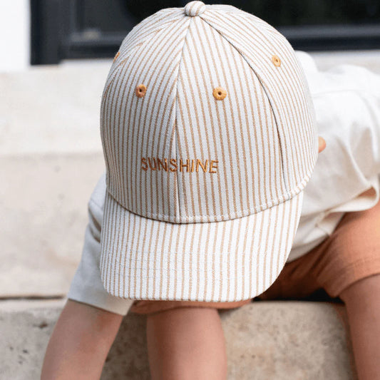 Casquette Marinière jaune Sunshine | Enfant ou Adulte