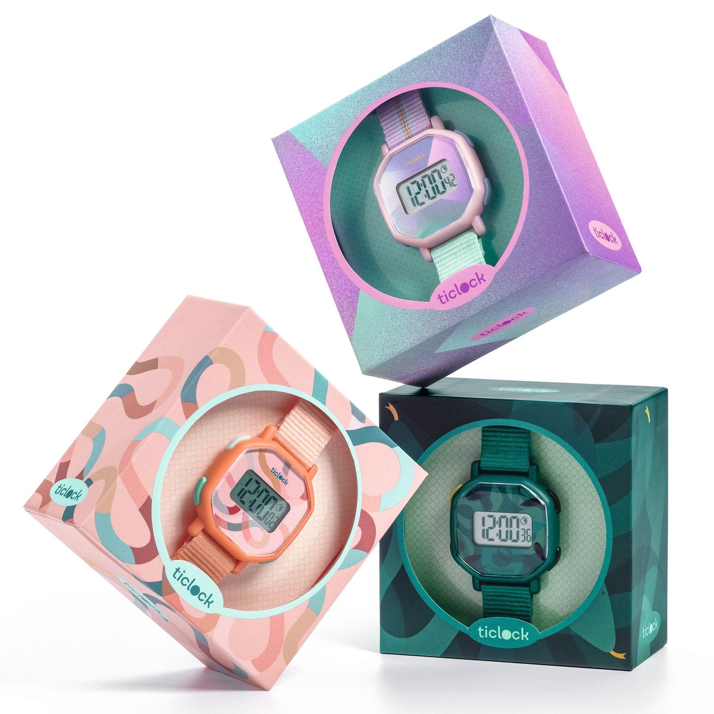 Montre digitale Pastel volute