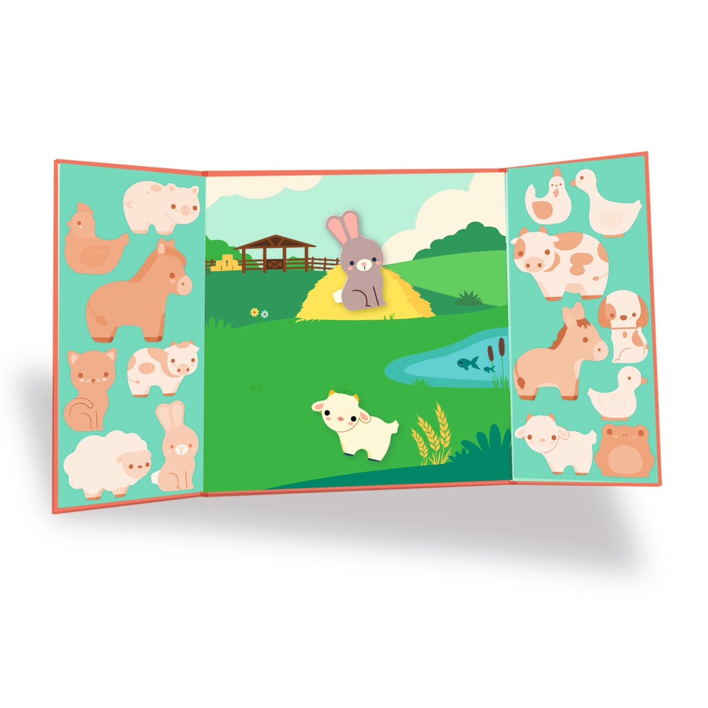 Stickers épais et repositionnables - Les animaux de la ferme