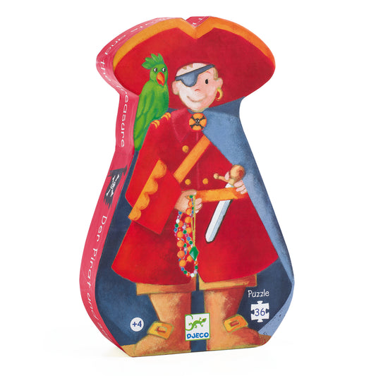 Puzzle Le pirate et son trésor - 36 pcs