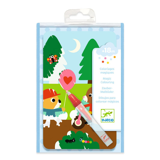 Coloriage à l'eau Au square