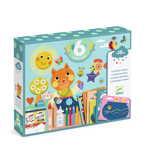Coffret multi activités - Le chat et ses amis 18 mois+