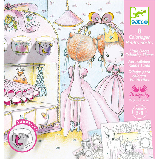 Coloriage Les petites portes de Pupi