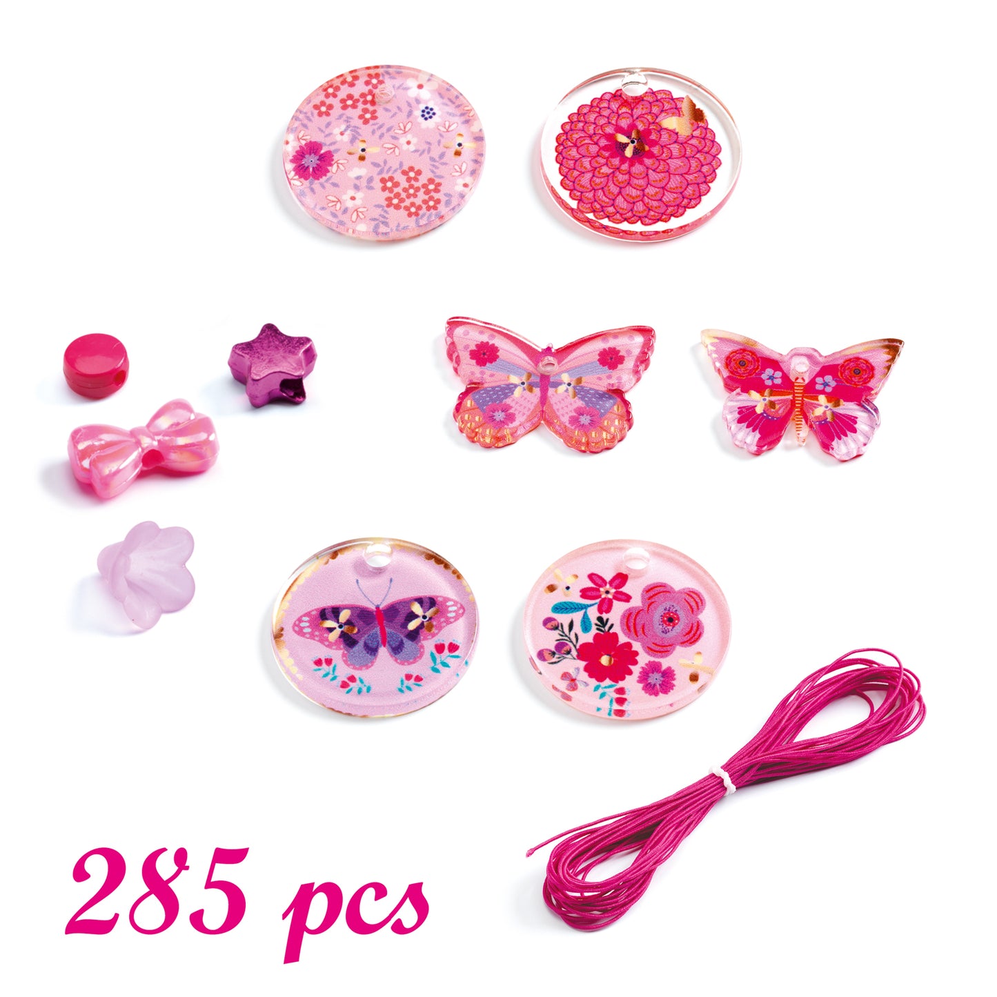 Perles fantaisies papillons