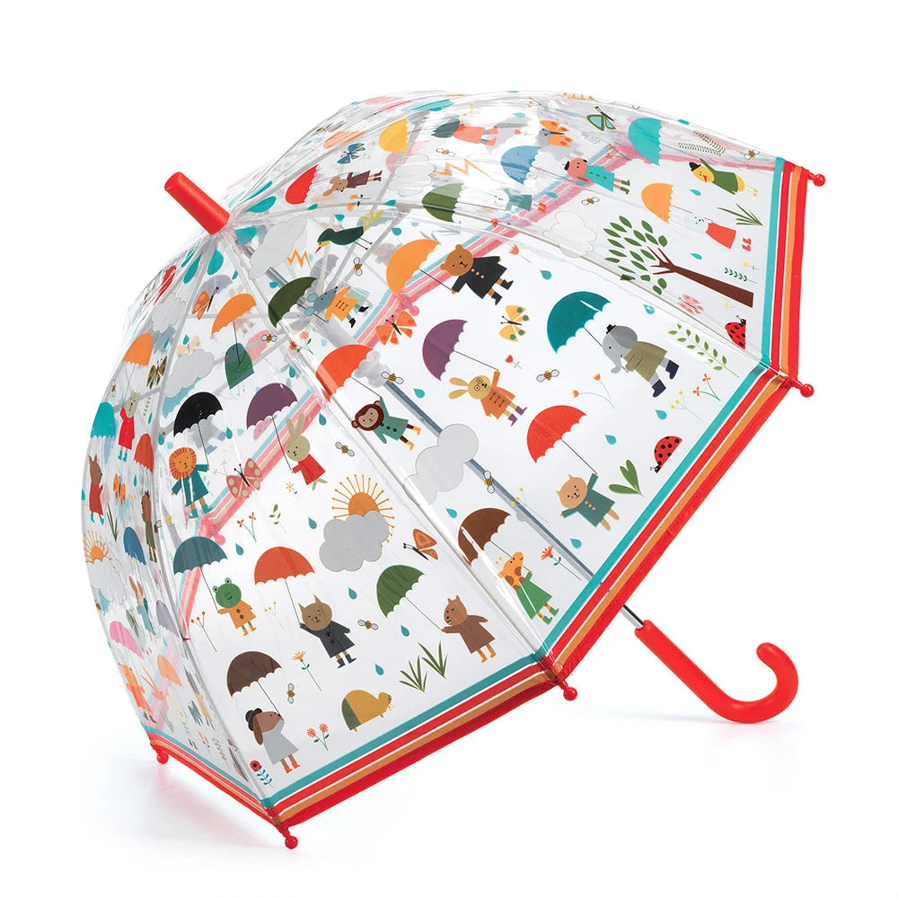 Parapluie sous la pluie