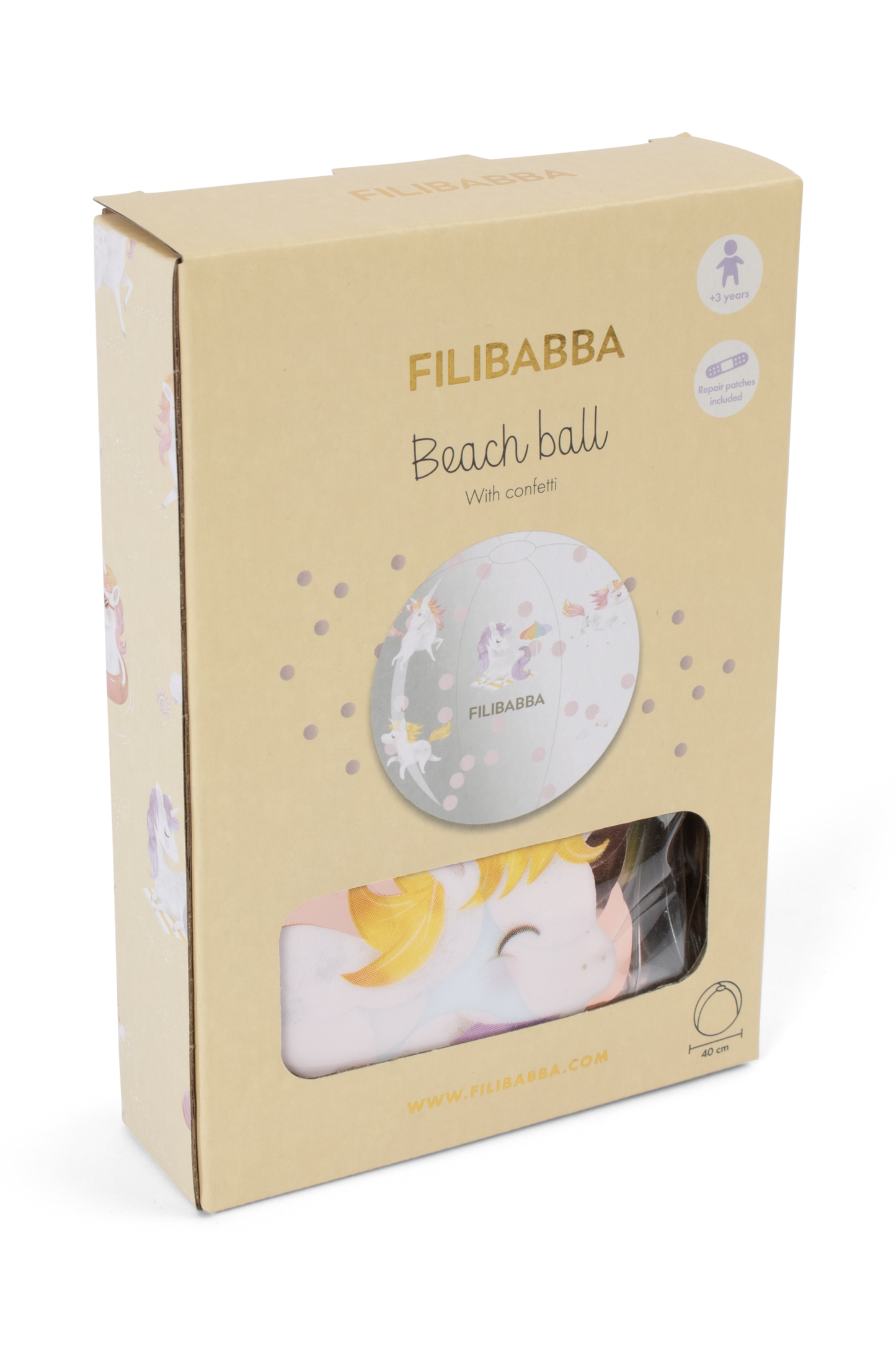 Ballon de plage Alfie – Confettis de Unicorn Shores