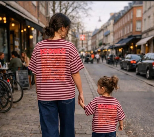 T-shirt RAYE rose/bordeaux ICONIC