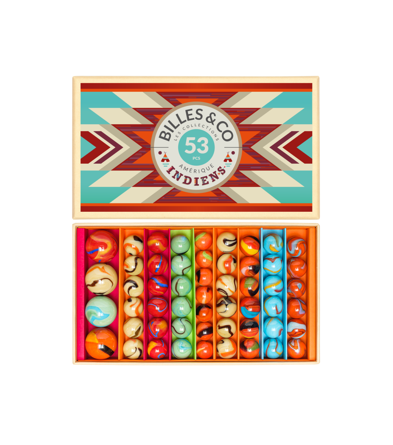 Grand coffret  Indiens