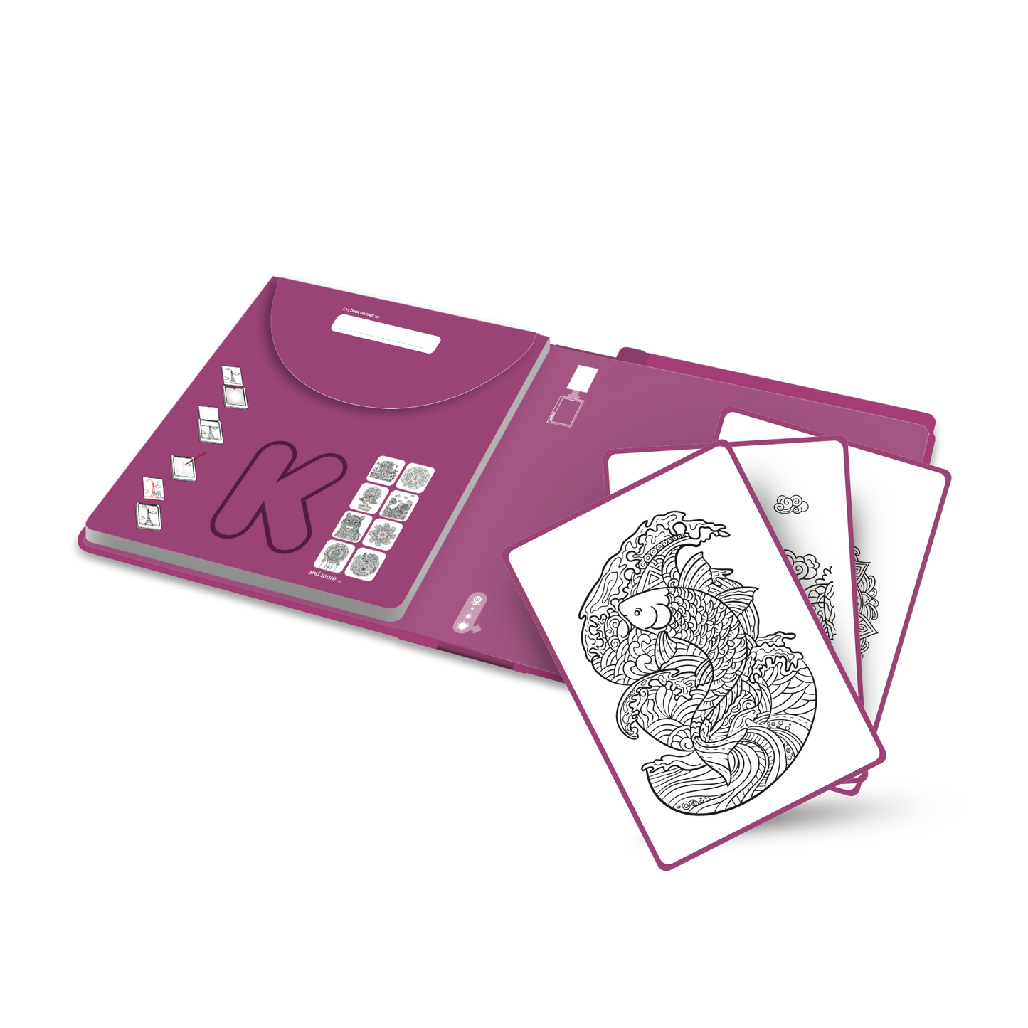 K-DRAW-PAD Refill Zen livret aimanté
