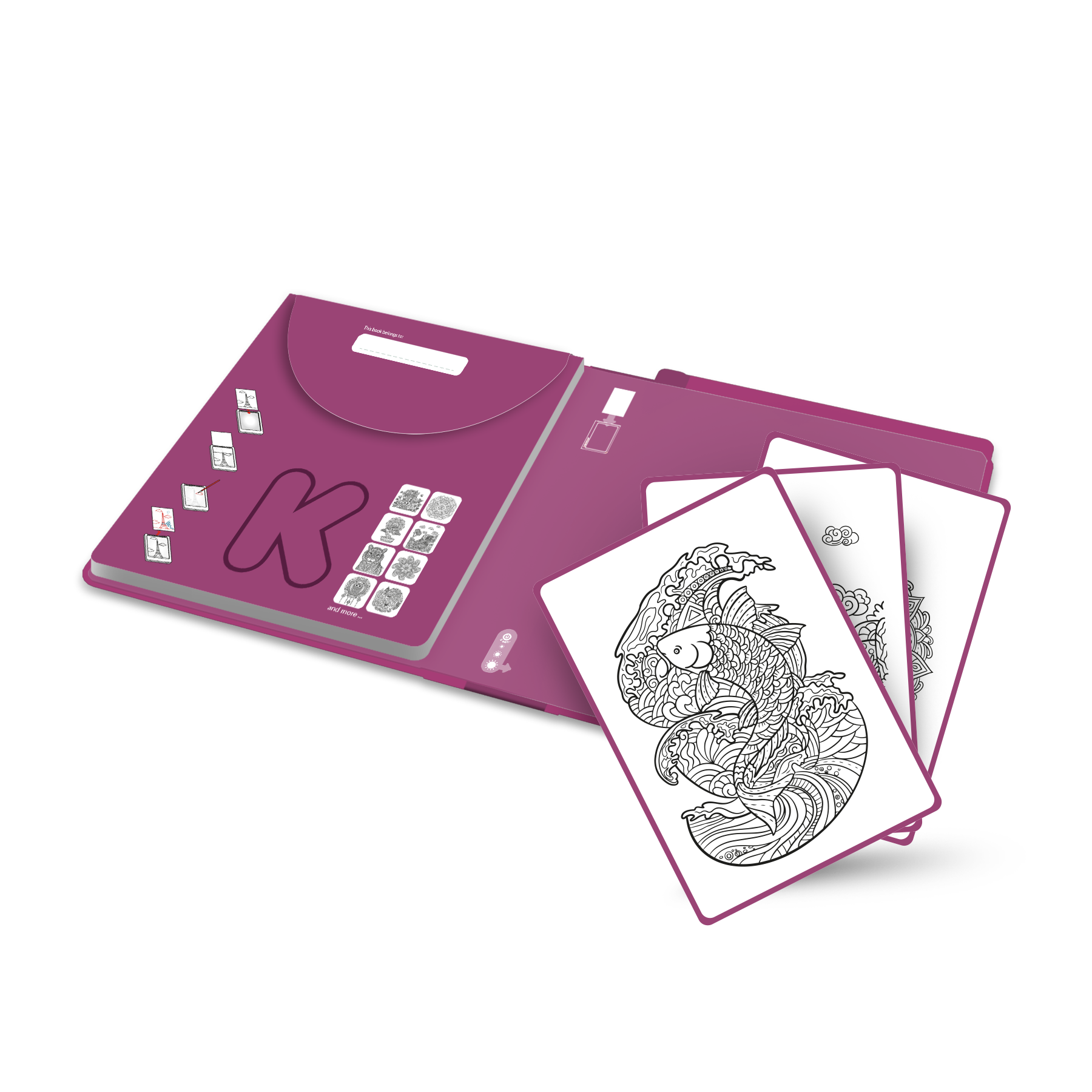 K-DRAW-PAD Refill Zen livret aimanté