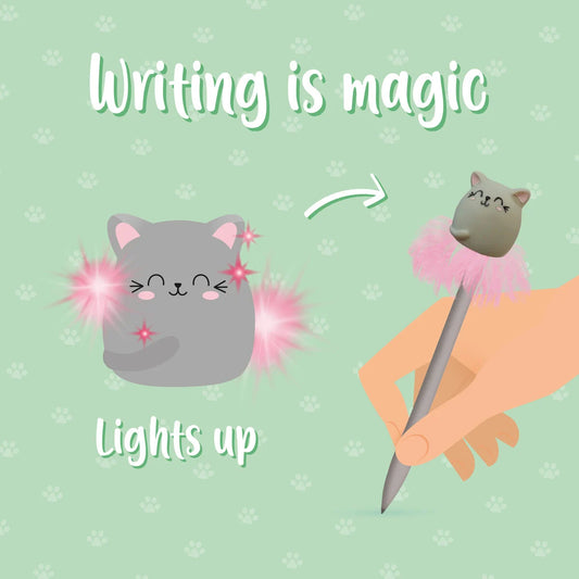 Stylo à Bille Lumineux - Kitty - Writing is Magic