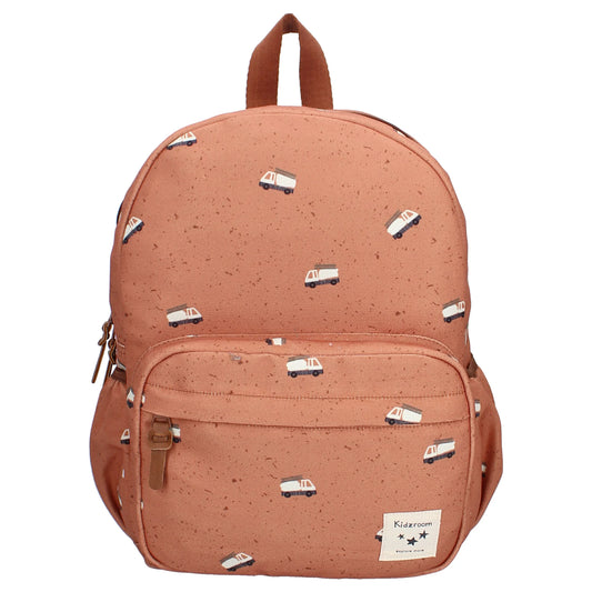 Sac à dos enfant Enchanted Memories – Camions terracotta