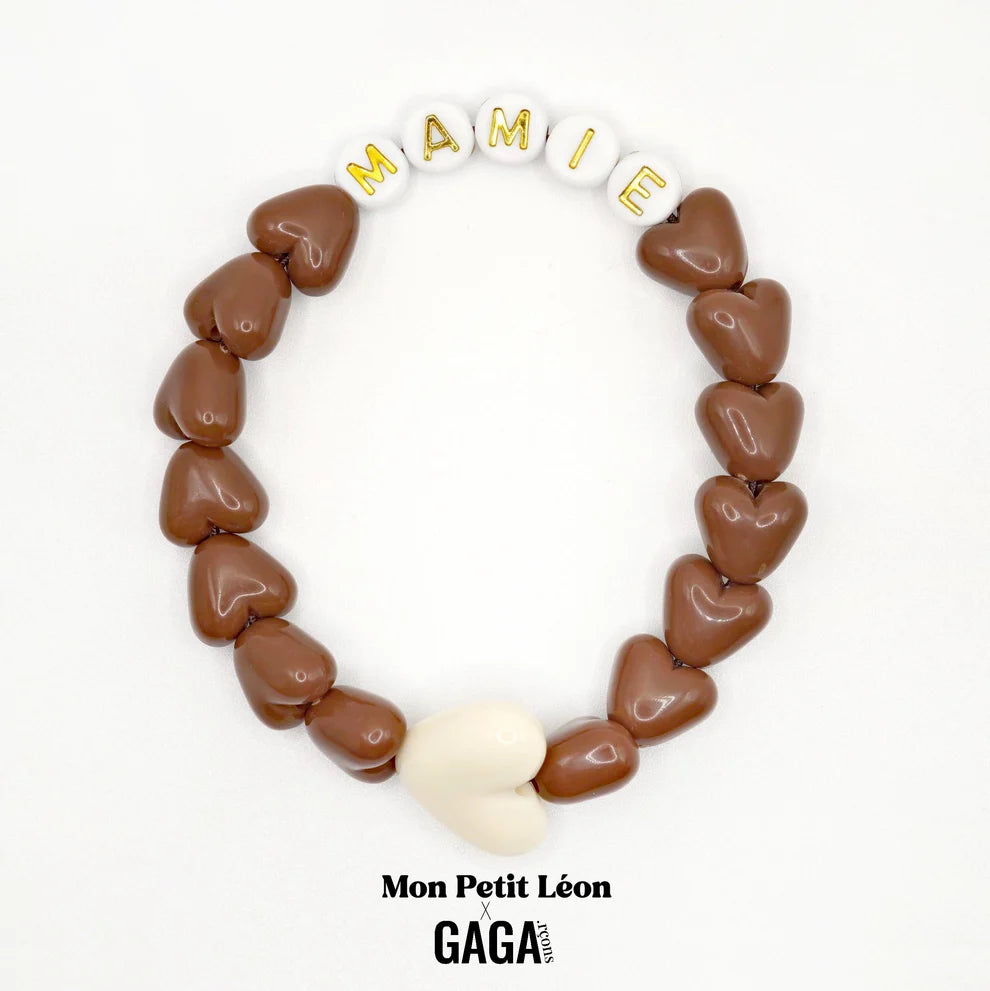 Bracelet femme - Coeur avec message - taille M