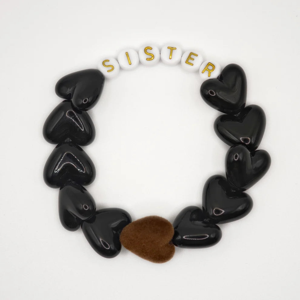 Bracelet femme - Coeur avec message - taille M