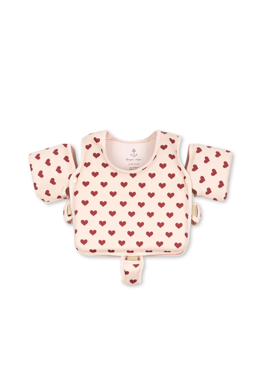 Gilet avec brassards amour rouge