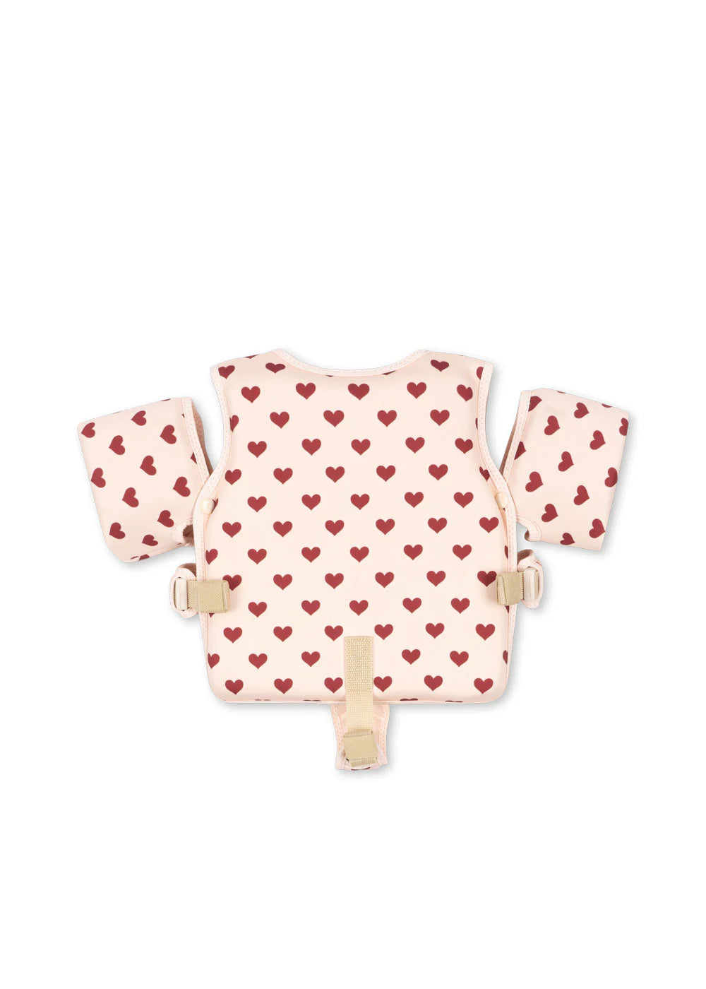 Gilet avec brassards amour rouge