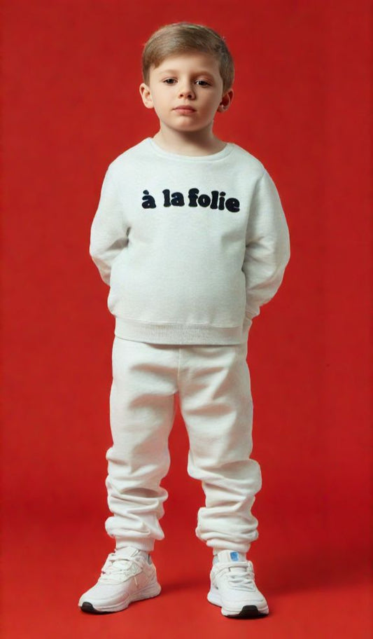 Sweat à la folie gris