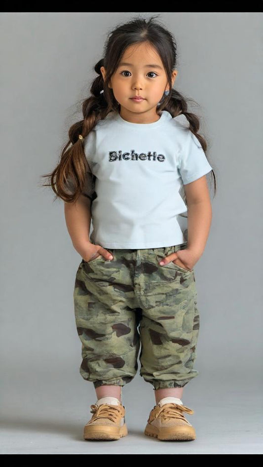 T-shirt bichette léopard