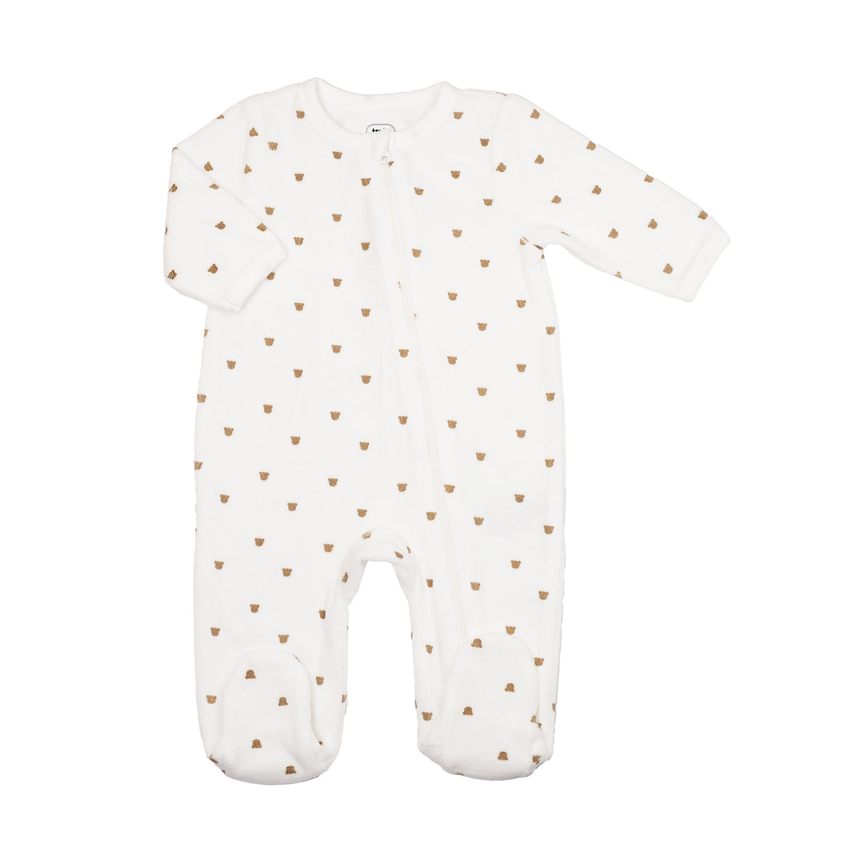 Pyjama de naissance velour - ourson
