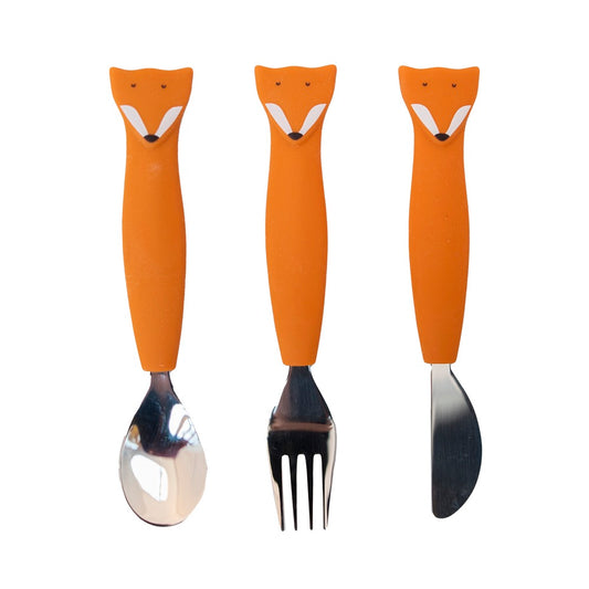 Couverts 3 pièces en silicone