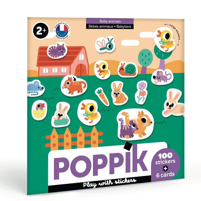 POPPIK - Gommettes bébé dès 2 ans