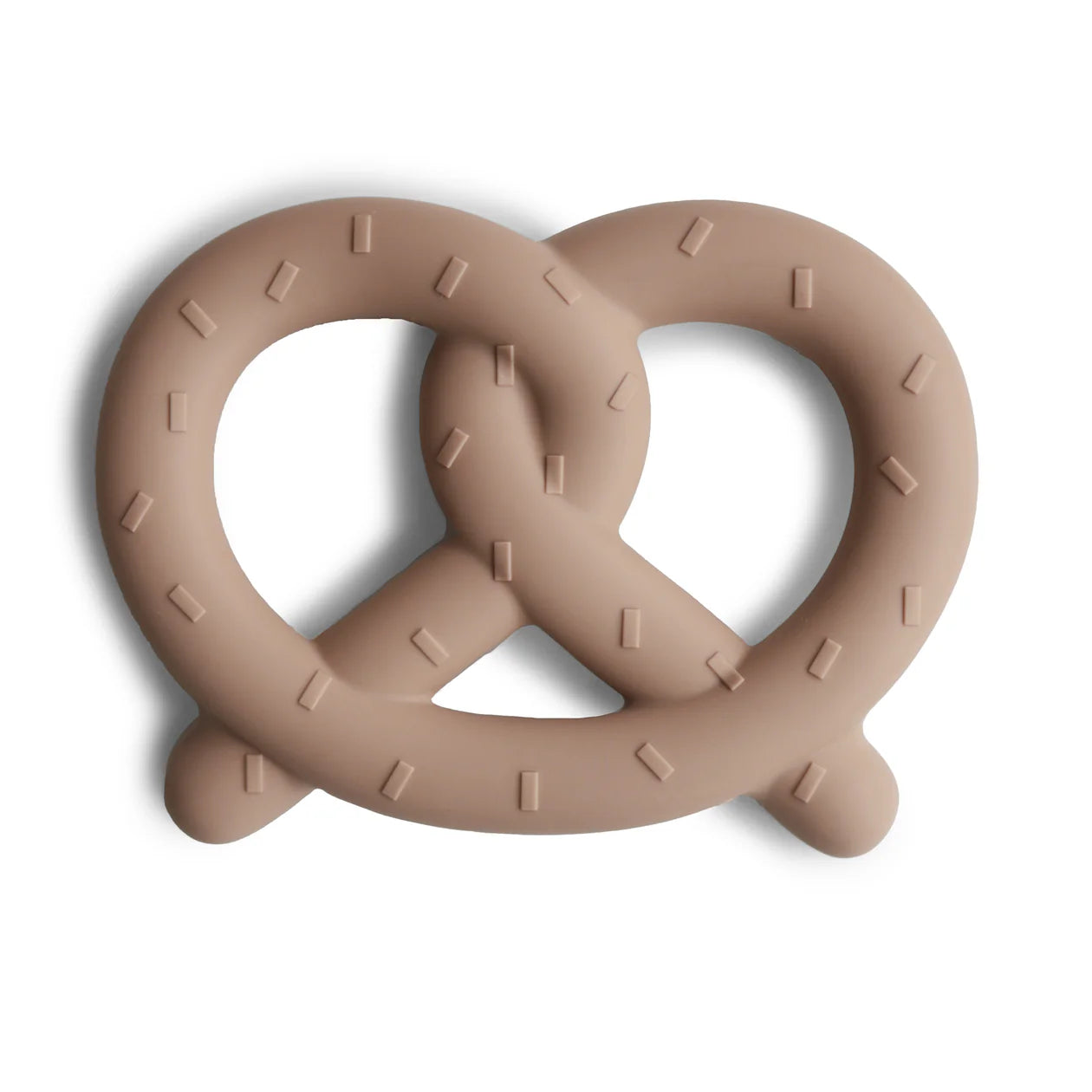 Anneau de dentition en forme de bretzel